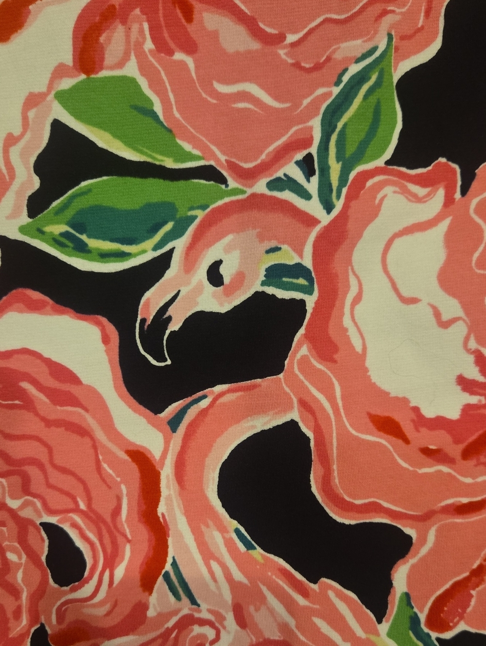 Lilly Pulitzer Pink Flamingo/Floral Print Midi Dress - Picture 4 of 10